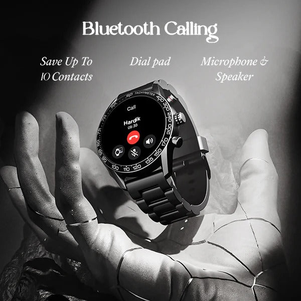 boAt Enigma Z40 with 1.32" HD Display, BT Calling, Luxurious Metal Body Design Smartwatch