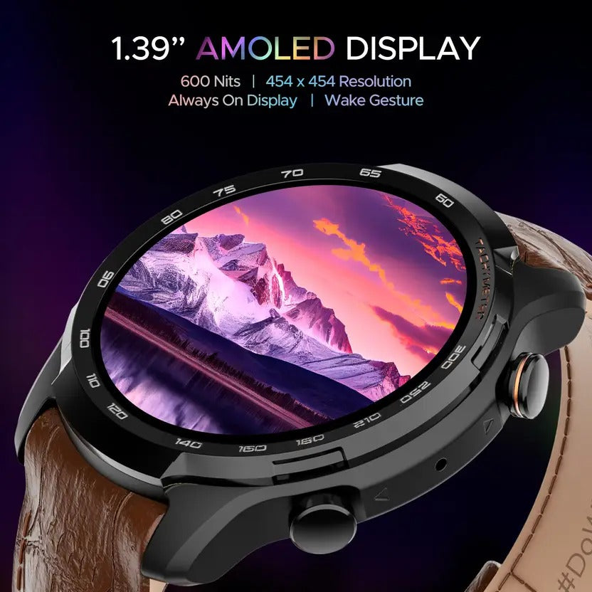 boAt Lunar Pro LTE / eSIM Support,Built-in GPS,1.39" AMOLED Display & Connection Smartwatch