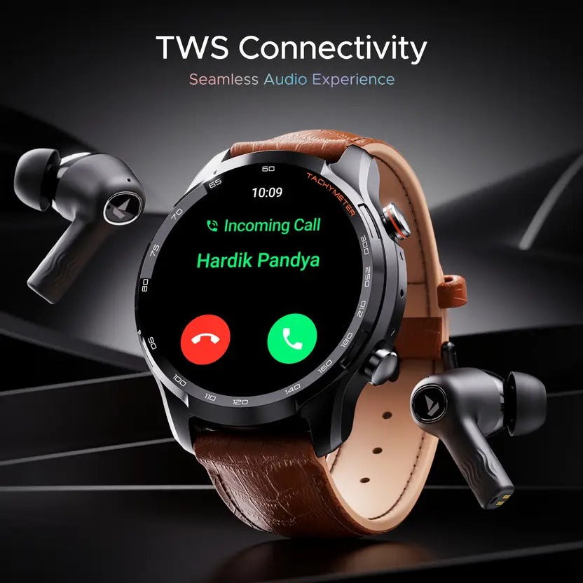 boAt Lunar Pro LTE / eSIM Support,Built-in GPS,1.39" AMOLED Display & Connection Smartwatch