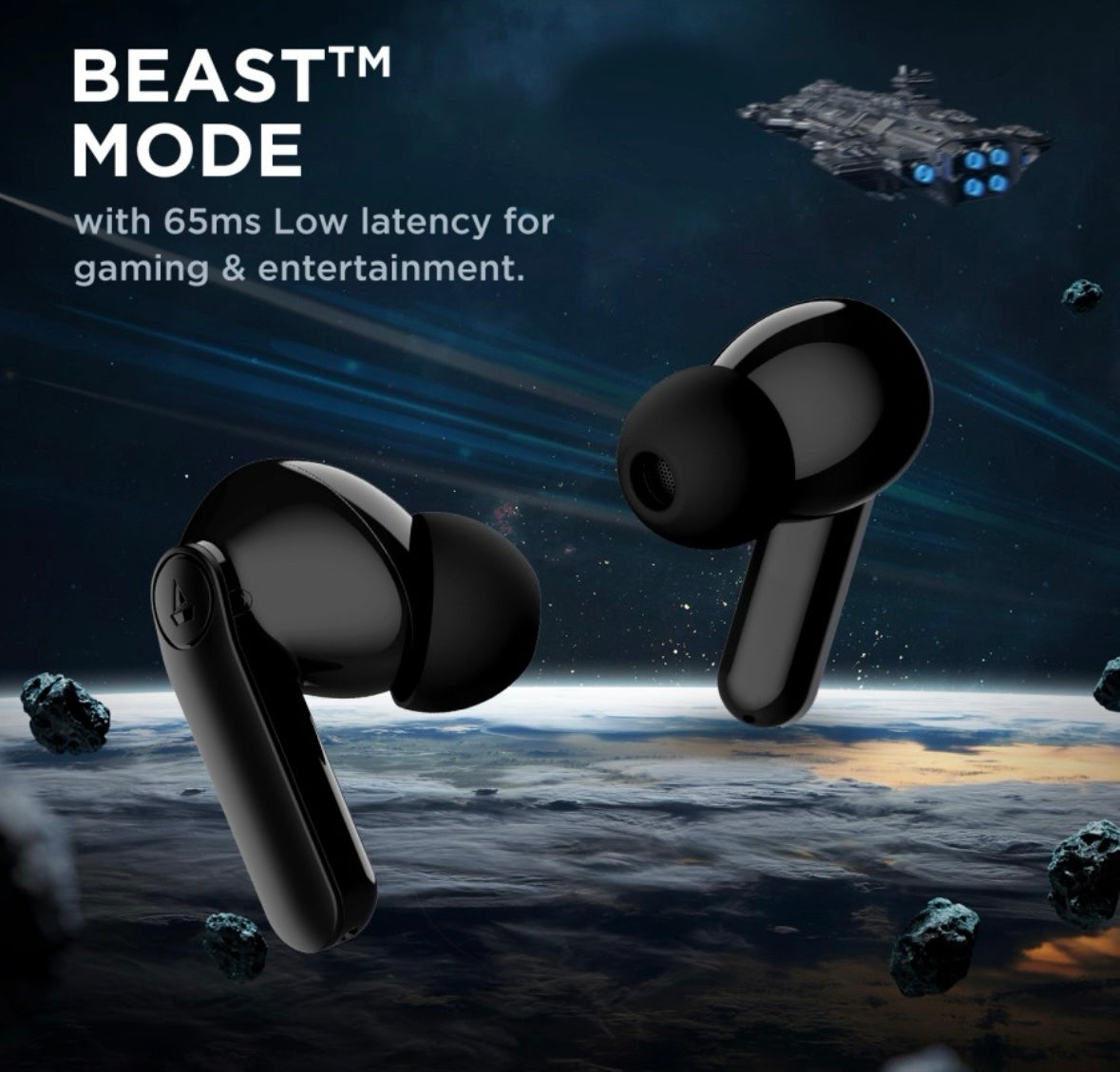 boAt Airdopes 131 PRO with 11mm Drivers,45Hrs Playback,ASAP Charge & Quad Mic ENx Bluetooth Headset