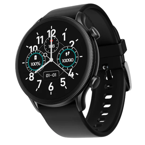 boAt lunar Space Plus (active black) with 1.39" HD Display, BT Calling & 100+ Sports Modes Smartwatch