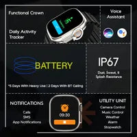 boAt Wave Genesis (Active Black) 1.96'' HD Display, BT Calling, Functional Crown & Metal Body Smartwatch