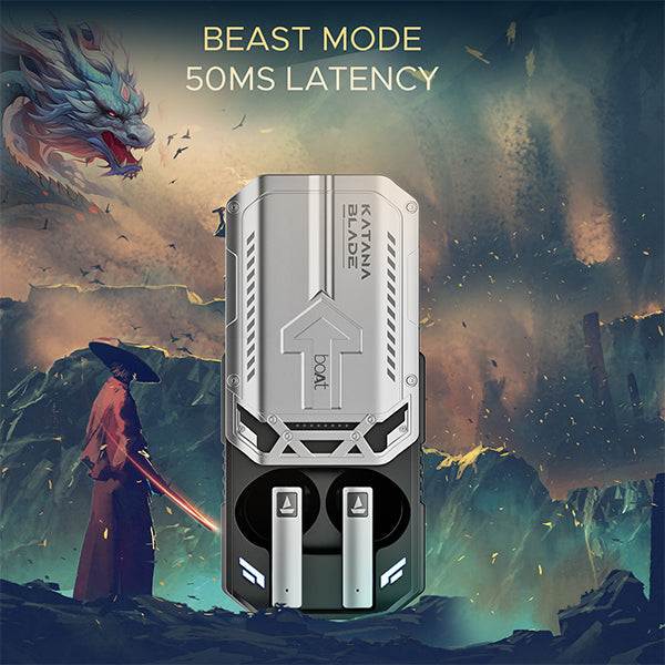 boAt Immortal Katana Blade with Beast Mode(50ms), 70HRS Battery & Metal Glider Bluetooth