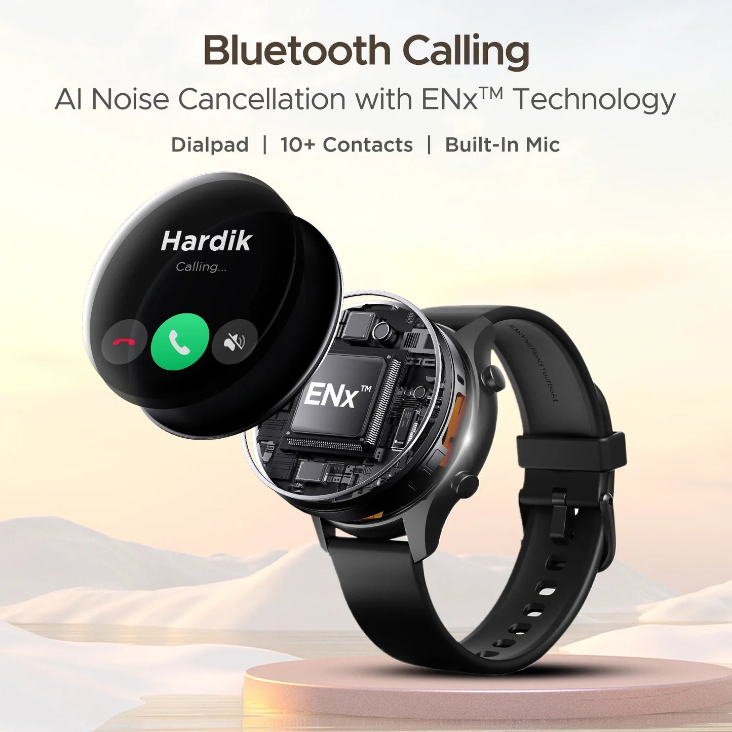 boAt Lunar Call Plus 1.43" AMOLED Display,BT Calling & Health Tracker Smartwatch