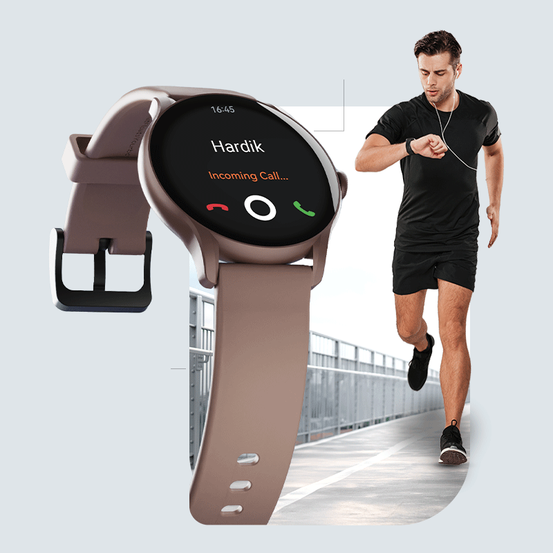 boAt Lunar Connect Ace w/ 3.63 cm(1.43") AMOLED Display,BT Calling,Sports Modes, IP68 Smartwatch