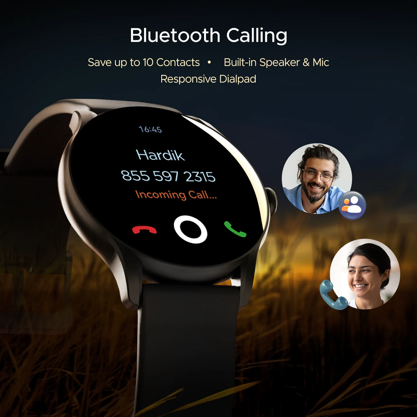 boAt Lunar Connect Ace w/ 3.63 cm(1.43") AMOLED Display,BT Calling,Sports Modes, IP68 Smartwatch