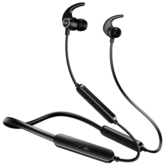 Boat Rockerz 255 Pro+, 60HRS Battery, Fast Charge, IPX7, Dual Pairing, Low Latency, Magnetic Earbuds, Bluetooth Neckband, Wireless with Mic Earphones