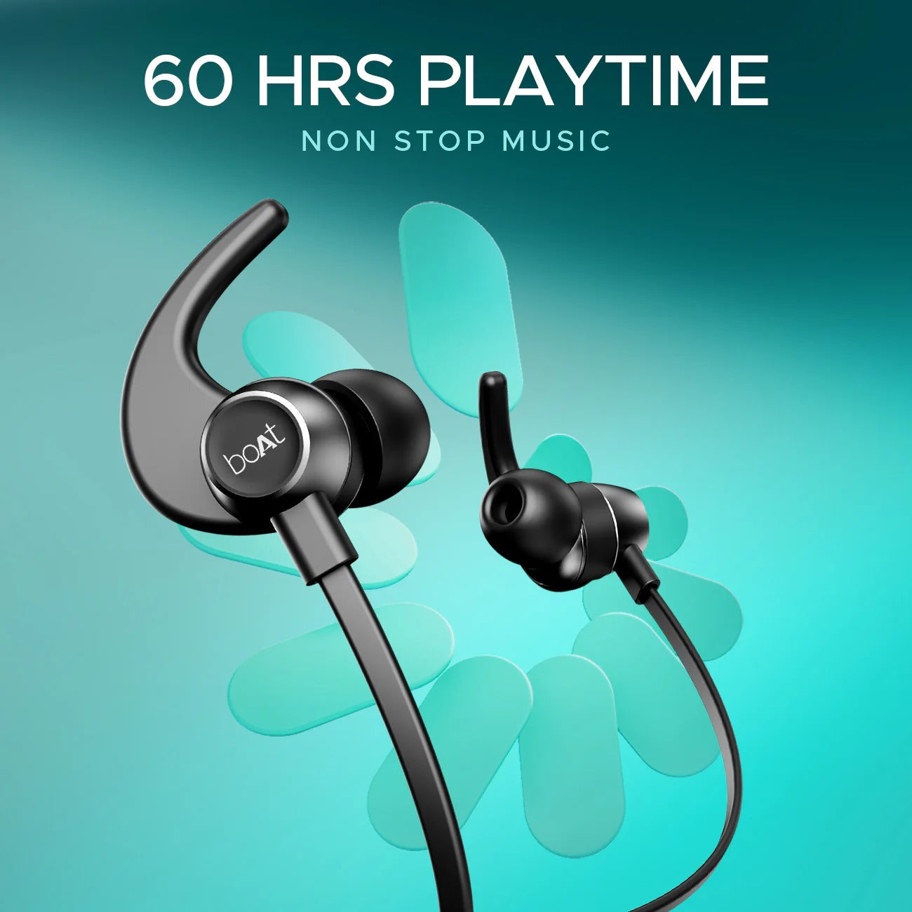 Boat Rockerz 255 Pro+, 60HRS Battery, Fast Charge, IPX7, Dual Pairing, Low Latency, Magnetic Earbuds, Bluetooth Neckband, Wireless with Mic Earphones