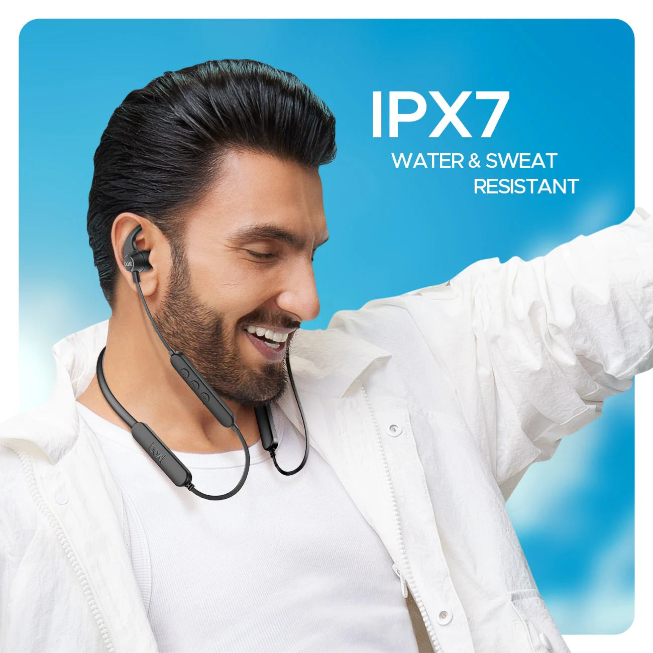 Boat Rockerz 255 Pro+, 60HRS Battery, Fast Charge, IPX7, Dual Pairing, Low Latency, Magnetic Earbuds, Bluetooth Neckband, Wireless with Mic Earphones