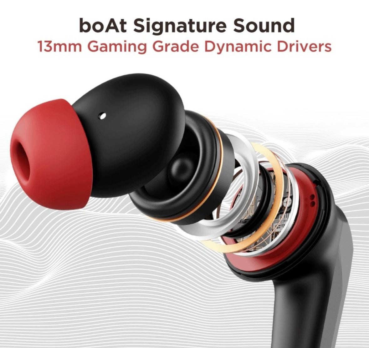 boAt Airdopes 192 with Beast Mode(40ms), 30 Hours Playback & LED Lights Bluetooth