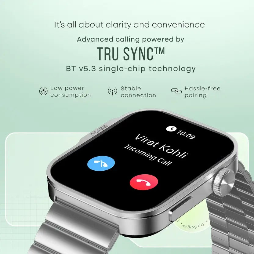 Noise Caliber 3 Plus Metal Edition 1.96" AMOLED Display, Functional Crown, BT Calling Smartwatch