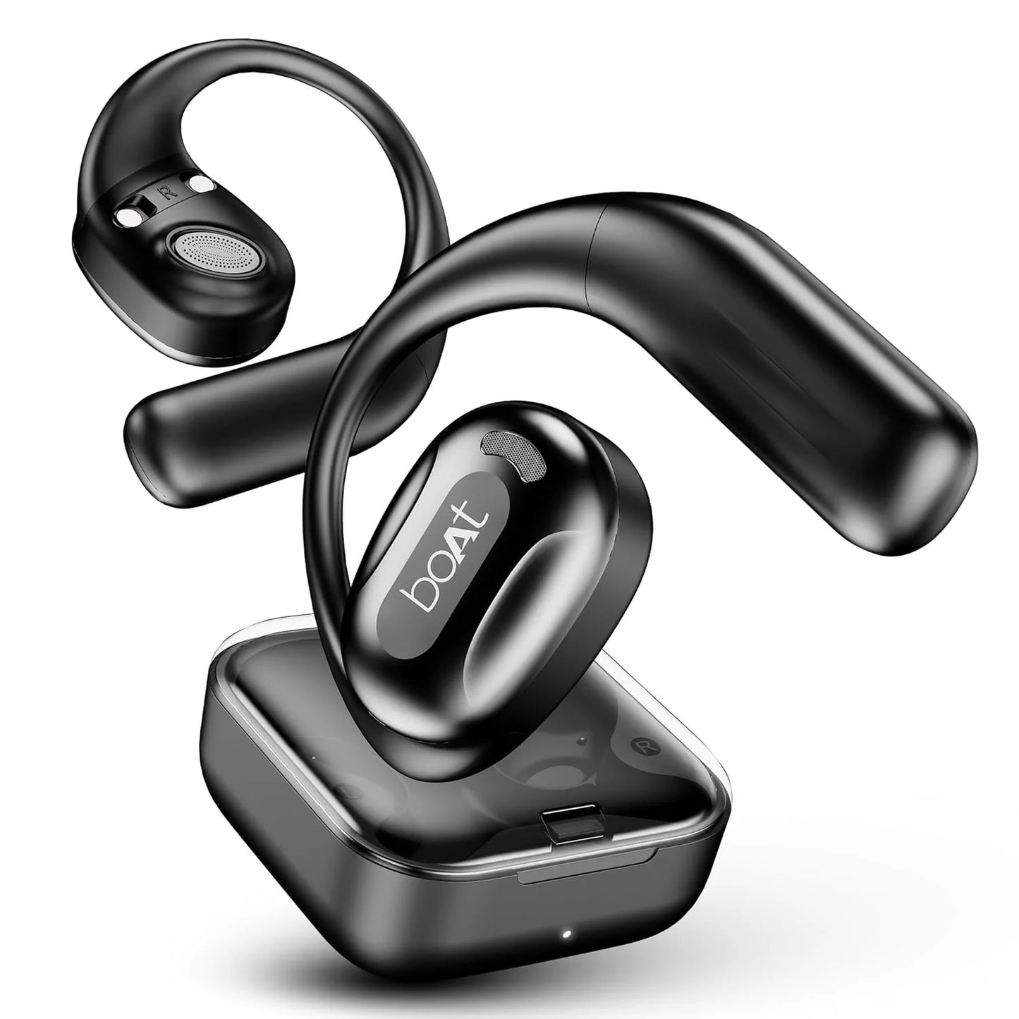 boAt Airdopes Progear w/ Air Conduction Tech,100 HRS Playback,OWS Earbuds for Workout Bluetooth