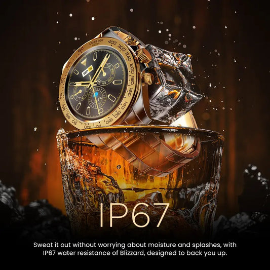 Fire-Boltt Blizzard 32.5mm (1.28) Luxury watch with BT Calling,Stainless Steel Body Smartwatch