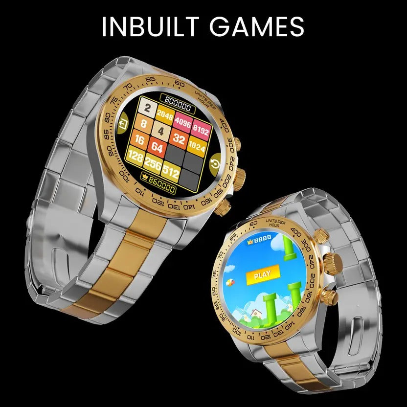 Fire-Boltt Blizzard 32.5mm (1.28) Luxury watch with BT Calling,Stainless Steel Body Smartwatch