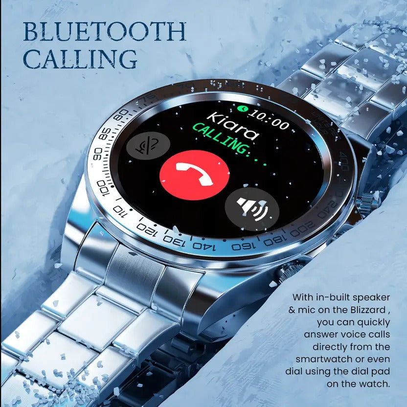 Fire-Boltt Blizzard 32.5mm (1.28) Luxury watch with BT Calling,Stainless Steel Body Smartwatch