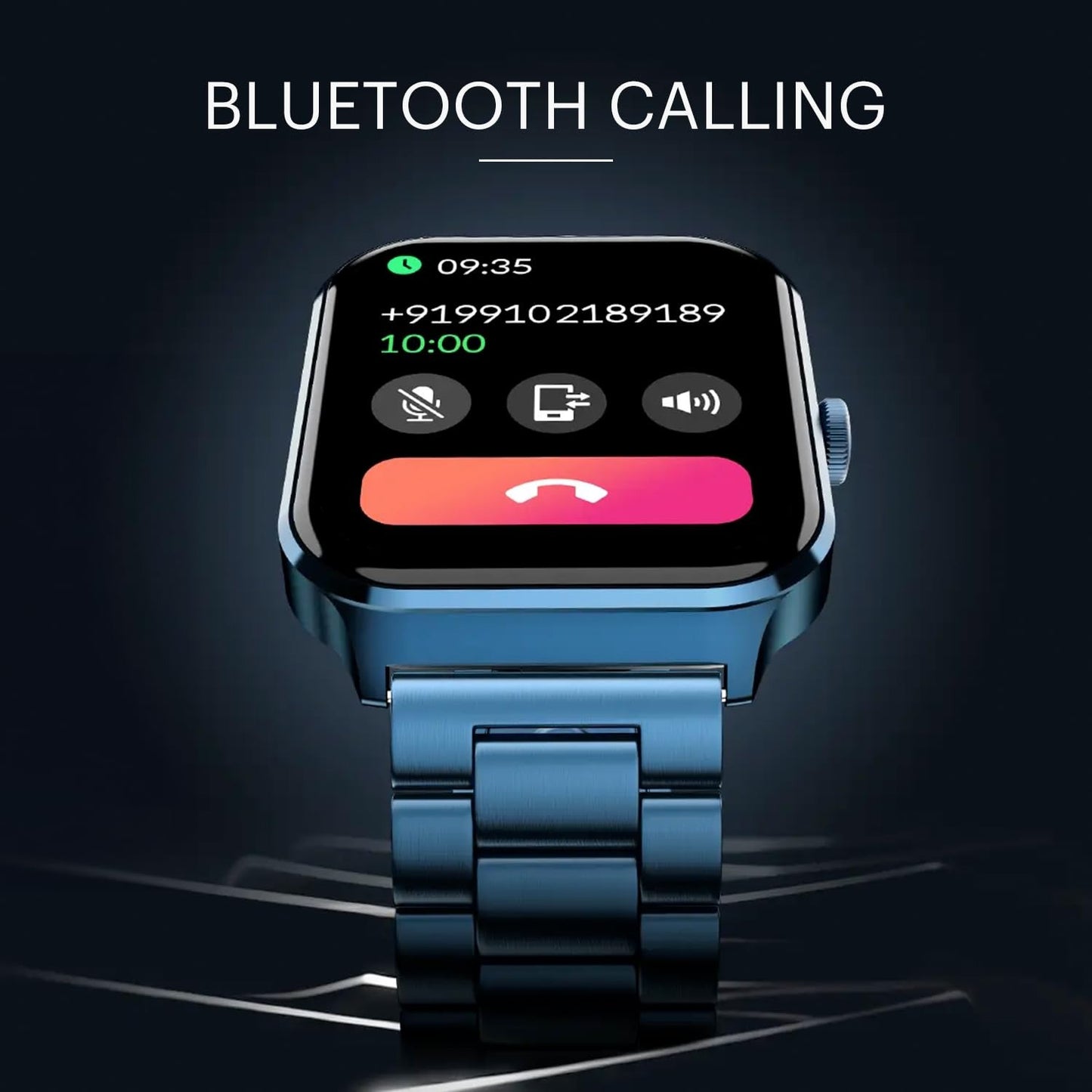 Noise Canvas Smart Watch with 1.96" Vivid Display, Functional Crown, BT Calling, 150+ Watch Faces, AI Voice Assistant, Health Suiteᵀᴹ, 100+ Sports Modes, IP67, Upto 7 Days Battery