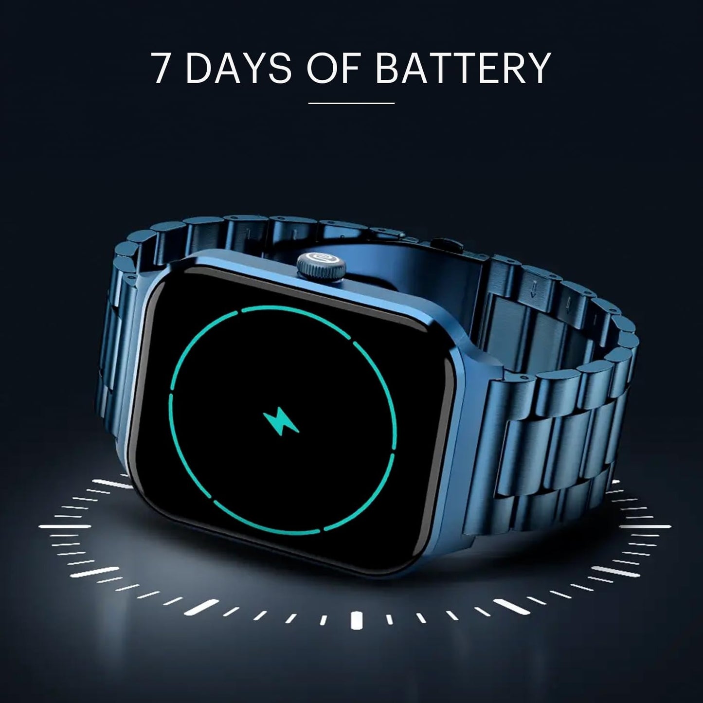 Noise Canvas Smart Watch with 1.96" Vivid Display, Functional Crown, BT Calling, 150+ Watch Faces, AI Voice Assistant, Health Suiteᵀᴹ, 100+ Sports Modes, IP67, Upto 7 Days Battery