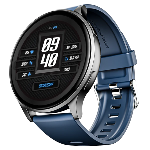 boAt Lunar Orb  w/ 1.45″ (3.6 cm) AMOLED Display, BT Calling, DIY Watch Face Studio, Coins, Crest App Health