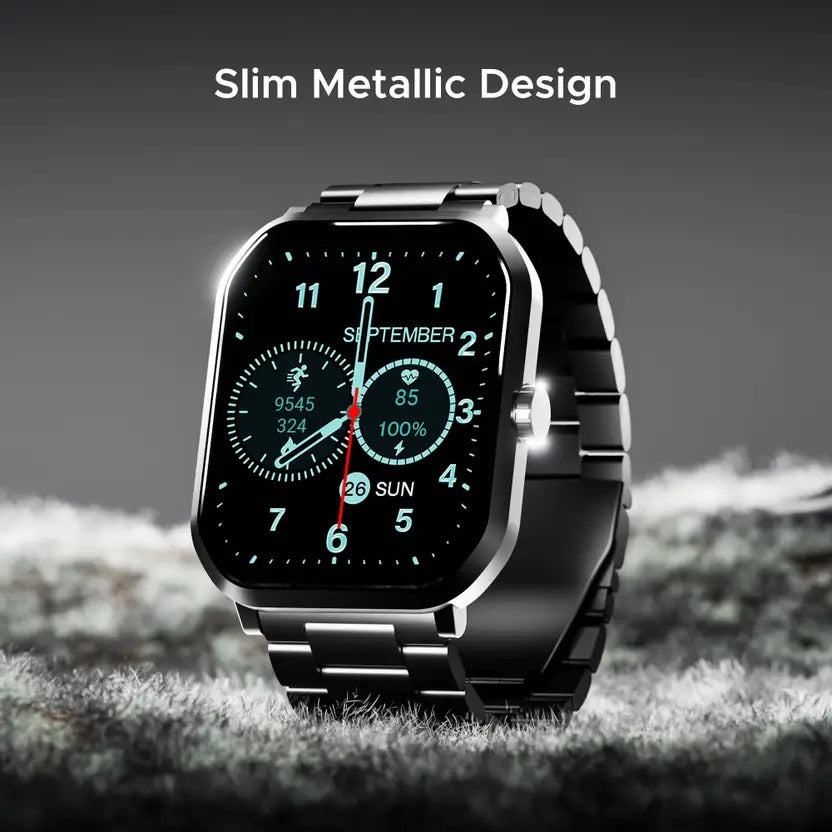 boAt Ultima Chronos Select w/ 2.01" AMOLED Display, BT Calling, Functional Crown, QR Code Smartwatch