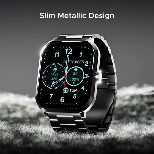 boAt Ultima Chronos Select w/ 2.01" AMOLED Display, BT Calling, Functional Crown, QR Code Smartwatch