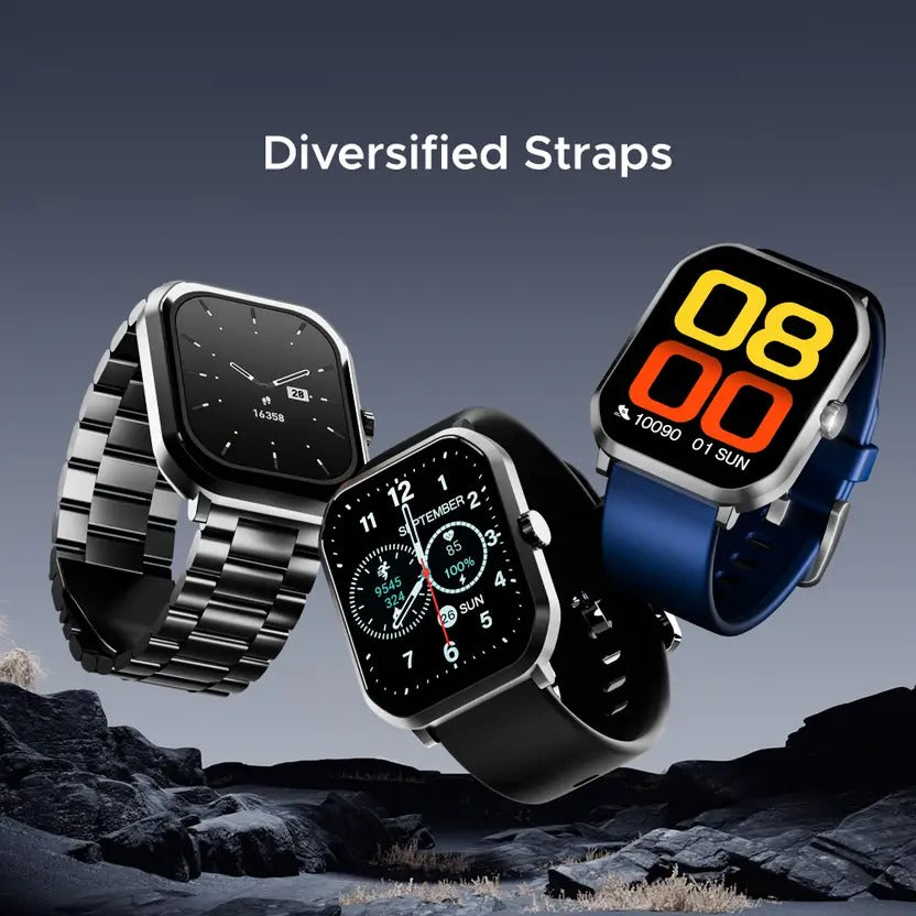 boAt Ultima Chronos Select w/ 2.01" AMOLED Display, BT Calling, Functional Crown, QR Code Smartwatch