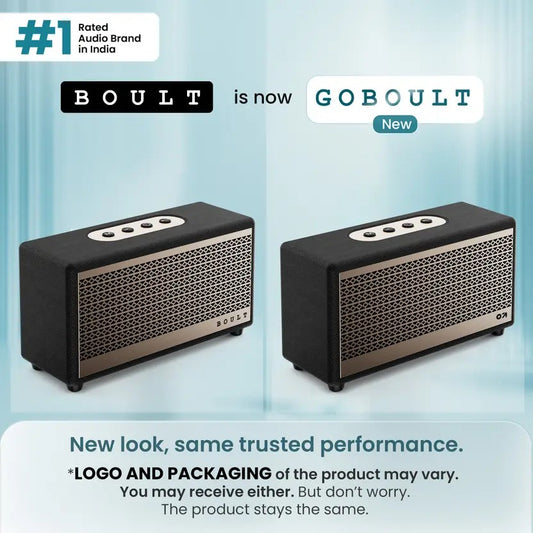 GOBOULT (previously Boult)RetroAmp X40 Dual Drivers, 40W Power, Classic Rugged Leather 40 W Bluetooth Home Audio Speaker