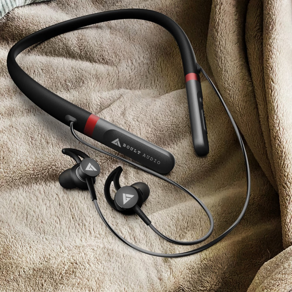Boult Audio ProBass Fcharge with upto 40 hrs of Playtime, ENC,14.2 mm Driver, Fast Charging, IPX5 Water Resistant, Pro+ Calling Mic Technology, Fast Pairing, Bluetooth v5.3