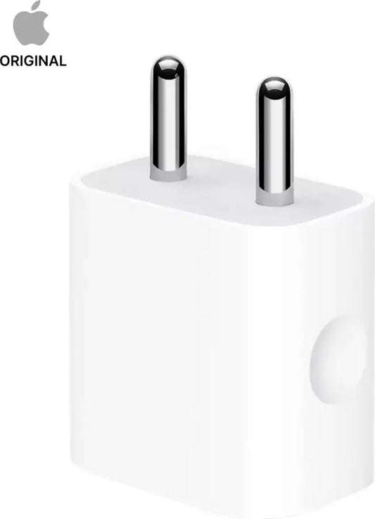 Apple 20W ,USB-C Power Charging Adapter for iPhone, iPad & AirPods  (White)