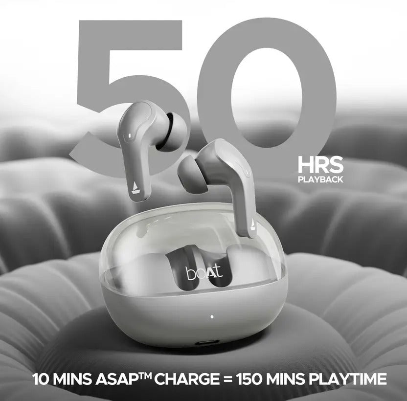 boAt Airdopes 311 Pro w/ 50 HRS Playback, ASAP Charge & Dual Mics ENx Technology Bluetooth