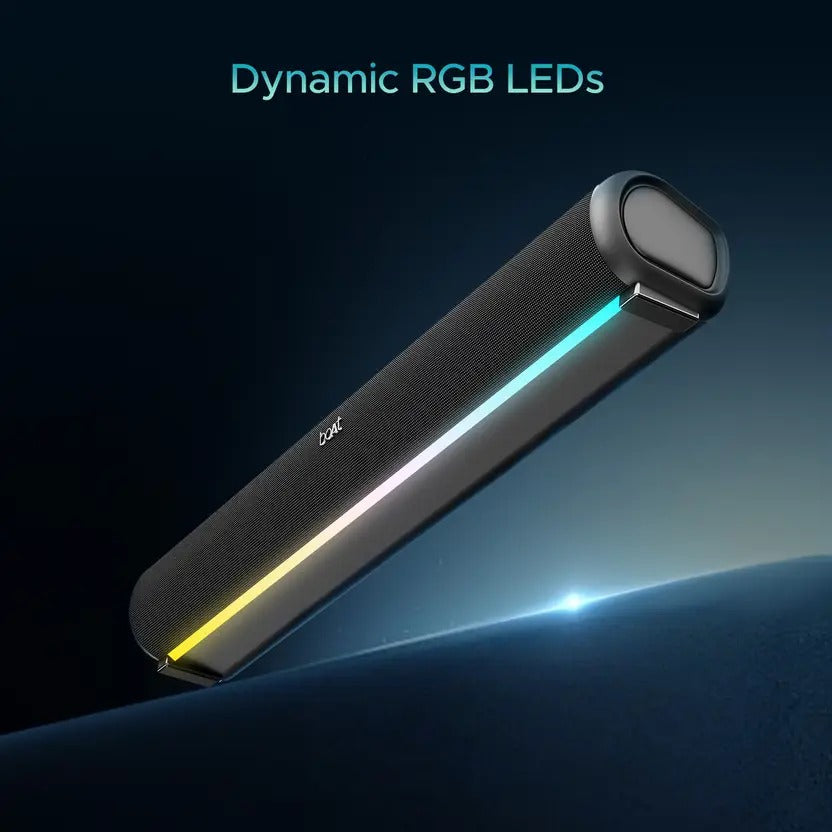 boAt Aavante Bar 950,Stream Free Music on JioSaavn, Dual Passive Radiators,7H Battery 40 W Bluetooth Speaker