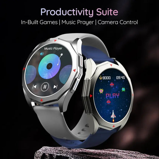 Pebble Rio 1.39 inch HD Display, Unique Polygonal Bezel Less Design, Premium Build Smartwatch
