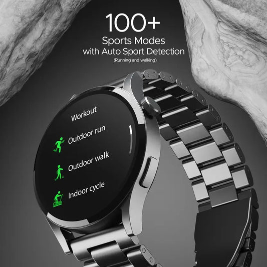 boAt Lunar Embrace w/ 3.83 cm(1.51'') AMOLED Display, BT Calling,Functional Crown Smartwatch